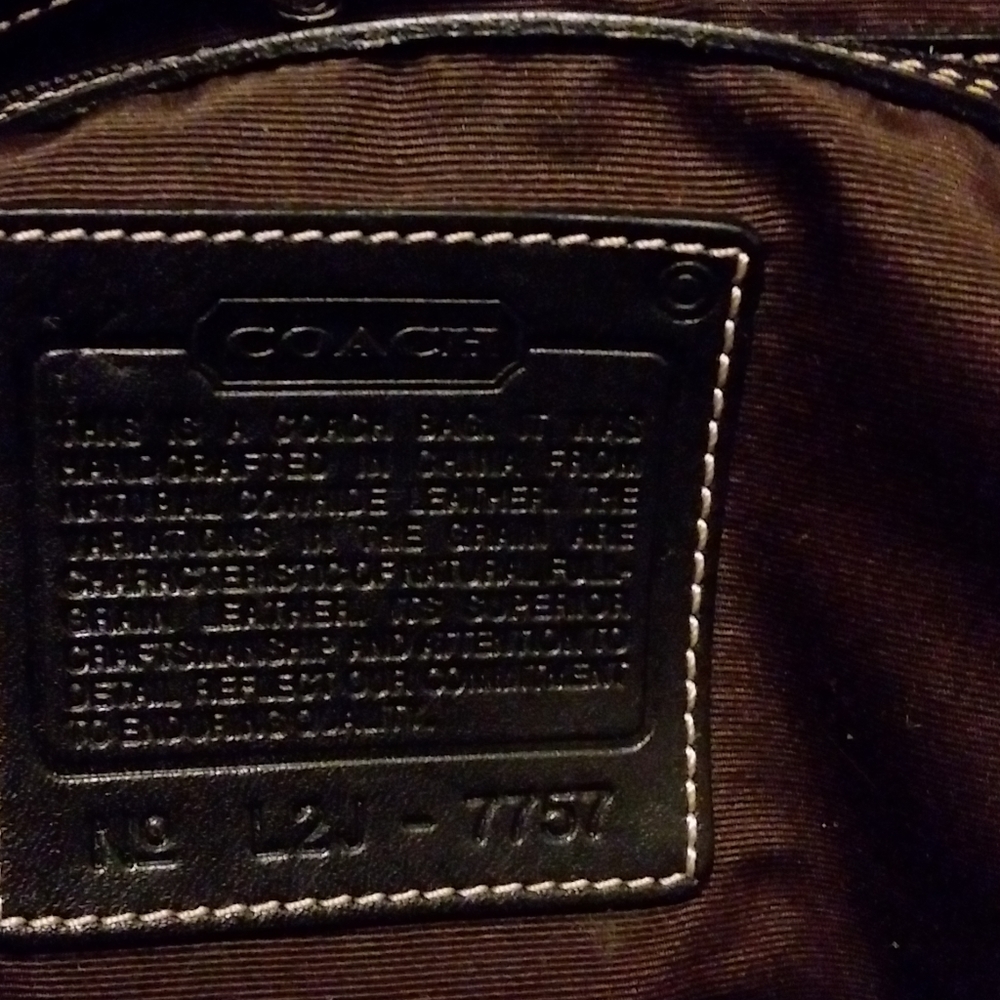 Leather Coach purse - Picture 5 of 10